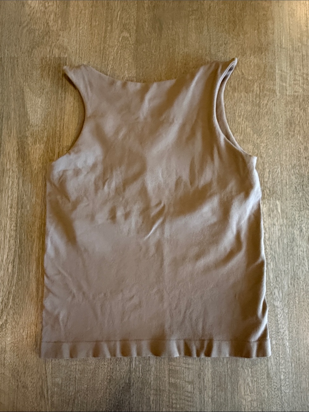 Intimately by Free People High Neck Shelf Bra Tank in Taupe Brown | Size M\L